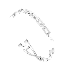 C2D JOY Transparent Case Jewelry Bracelet Compatible with Garmin Vivosmart 5 tracker Replacement Bands for Women