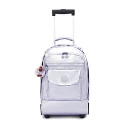 Kipling Women's Sanaa Large Rolling Backpack, Adjustable Padded Straps, Slide-Up Handle, Crinkle Nylon Backpack