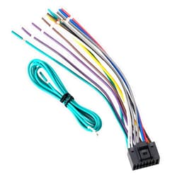 RED WOLF 16 Pins Car Stereo Wiring Harness Fit for Kenwood KDC KRC KMD Aftermarket Radio Audio Power Plug Adapter