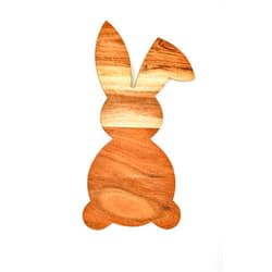 Affinity Decor Organic Acacia Kitchen Cutting Chopping Board for Butcher Block Cheese and Vegetables Fruit Salad Halloween Christmas Gift (Bunny Board 15