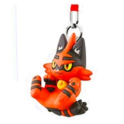 Pokemon Sun & Moon Torracat Figure Cell Strap Mascot Gashapon Collectible Mobile Charm Anime