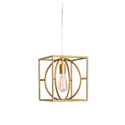 Kenroy Home 93882GLD Adele 1 Light Swag Pendant with Gold Finish, Modern Style, 11