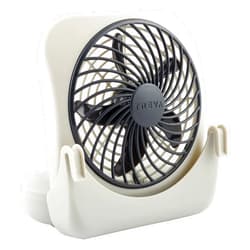 O2COOL Treva 5-inch Pet Crate Fan for Cooling Dogs and Other Pets. 2 Cooling Speeds, Battery Powered