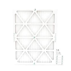 Glasfloss 16x20x1 MERV 10 (FPR 5-6) Pleated Air Filters. Box of 6. Actual Size: 15-1/2 x 19-1/2 x 7/8