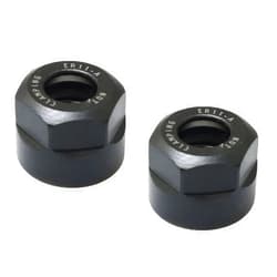 RLECS ER11 Nut Pressure Cap RLECS 2PCS M14x0.75 A Type Collet Clamping Hex Nuts for CNC Milling Chuck Holder, ER11 Hex Nut