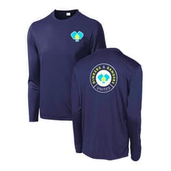 Dinkers & Bangers United™ - Men's Pickleball Performance Long Sleeve Shirt - 2 Sided