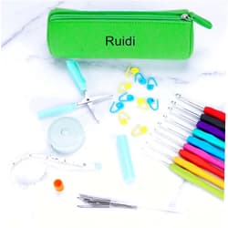 Ruidi 9 Types of Extended Ergonomic Crochet Hooks 2mm-6mm