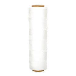 KINGLAKE White Mason Line String Line, Nylon Twine String, #18 Braided Durable Nylon Twine for Garden, Masonry, 300 Feet White Construction String Brick Line, DIY Crafts Decor String