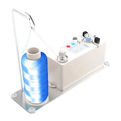 Kungfuking Automatic Bobbin Winder for Sewing Machine Electric Bobbin Winding with Spool Thread Stand for Brother, Babylock, Singer, Janome, Automatic Thread Sewing Machine Accessory
