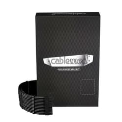 CableMod RT-Series Pro ModMesh Sleeved 12VHPWR StealthSense Dual Cable Kit for ASUS/Seasonic/Phanteks (Black)