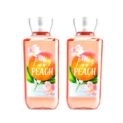 AZZUTORK Bath & Body Works Pretty As Peach Shower Gel Gift Sets For Women 10 Oz 2 Pack (Pretty As Peach)