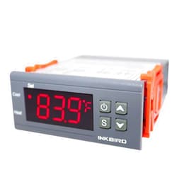 Inkbird All-Purpose Digital Temperature Controller Fahrenheit &Centigrade Thermostat w Sensor 2 Relays (ITC-1000)