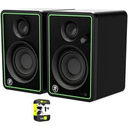 Mackie CR3-X 3 inch Creative Reference Multimedia Studio Monitors Bundle with 1 YR CPS Enhanced Protection Pack