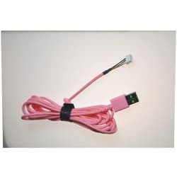 FineUsea USB Wire Data Audio Cable Replacement for Repair for Razer Kraken Kitty Edition/Ultimate Edition Headphone (Pink)