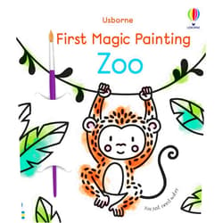 By Abigail Wheatley (Author), Emily Ritson (Illustrator) First Magic Painting Zoo: An Interactive No-Mess Activity Magic Painting Book for Preschool Kids, with Monkeys, Giraffes, and Penguins