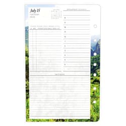 Franklin Covey FranklinCovey - Seasons One Page Per Day Ring-Bound Planner (Classic, Jul 2025 - Jun 2026)