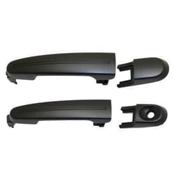 BQPMDBD Car Door Handle Exterior Front Rear Driver & Passenger Side Left Right 2pcs Primed with Key Hole for Ford for Taurus 2010-2012, for Lincoln for MKS 2009-2016