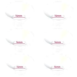 IVARONAL Flange Insert 14mm 6pcs Compatible with Momcozy M5/M9/M6/S12 Pro/V1 Pro/V2 Pro,for Spectra/Medela/MomMed/eufy/Lansinoh/Elvie Breast Pump, Fit for 24mm Flange/Shield of Most Pumps (6PC-14mm)