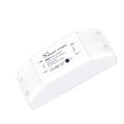 Eversecu WiFi Smart Light Switch 10A Mini DIY Breaker Module, Control by Smart Life/Tuya App, Compatible with Google Home/Alexa Echo