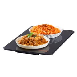 VEVOR Electric Warming Tray, Food Warming Trays for Buffet, Fast Heating Warming Trays, Portable Tempered Glass Heating Tray, ETL, 16.5