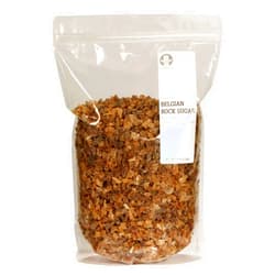 The Sugar Lab Belgian Brown Rock Sugar – 5 Pounds - All Natural Non GMO REAL Beet Sugar Rock Candy - Teavana Style Coffee Tea Sugar - Perfect Sugar Cube Replacement - Natural 
