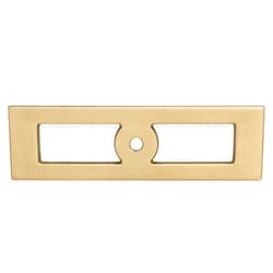 Top Knobs TK922HB Top Knobs TK922 Hollin 3-3/4 Inch Center to Center Backplate for Cabinet Knobs from The Lynwood Series