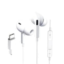 ABCDONG USB C Headphones HiFi Stereo USB Type C Earbuds in Ear Earphones Headset with Mic and Volume Control Compatible with Samsung Galaxy Google Pixel OnePlus 6T and More Type C Port Models