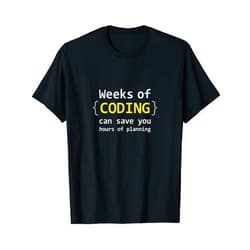 Coding Nerd Funshirts für Herren Männer Mens Fun-Shirt T-Shirt Informatician Programmer Nerds T-Shirt