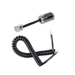 YIENFBEV Telephone Handset Cord Detangler 1 Set, 1 Pack 360 Degree Rotating/Anti-Tangle Landline Cable and 1 Pack Telephone Handset Cord 7.5 Foot Uncoiled (1.2 Foot Coiled)