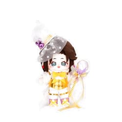 XFApreal Anime Heaven Official’s Blessing XieLian Hua Cheng Soft Dress up Doll Tian Guan Ci Fu Xie Lian Cute Plush Stuffed Toys (Hua Cheng Doll), White, 20cm (Xie Lian Doll)