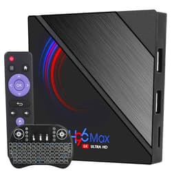 Nina Android 10.0 TV Box 4GB RAM 64GB ROM TV Box Android Allwinner H616 Quad-Core 64bit with Dual-WiFi 5GHz/2.4GHz 3D 6K Ultra HD 4K BT USB 3.0 Smart TV Box