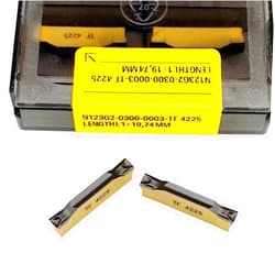 LYMFE Turning Tool,Hard Alloy External Turning Tool 10PCS N123G2-0200 N123G2-0300 N123G2-0400 CR1125 TF4225 Hard Alloy External Turning Tool Milling Cutter Lathe Cutting Tool(N123G2-0300 TF4225)
