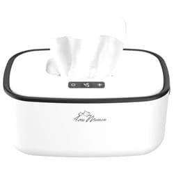 Avec Maman Baby Wipe Warmer Dispenser S1 - Adjustable Digital Temperature Control - Wipe Warmer and Baby Wet Wipes Dispenser - Baby Wipes Warmer - White