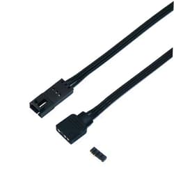 Angitu for Corsair Fan RGB ARGB Adapter Cable HD LL120 140 QL 3Pin 4Pin Fan to 5V 3Pin RGB LED Cable 50cm (3P M to RGB)