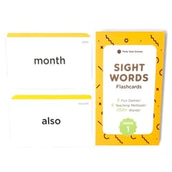 Think Tank Scholar 1st Grade Sight Words Flash Cards (First Grade) Pack - 100+ Dolch & Fry (High Freqency) Sight Word - Learn to Read, Site Words Learning for Kids Ages 5,6,7 & 8, Homeschool/Classroom