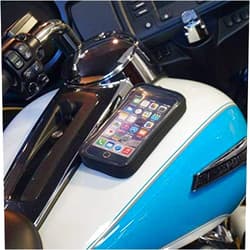 BiKase Magnetic Motorcycle Phone Case - Magnetic Tank Bag, Fits iPhone, Galaxy, Cell Phone Mount Up to 3.5
