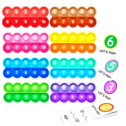 Joycat Ten-Frame Math Learning Tools for Elementary-8 Ten Frames and 20 Task Cards Math Counting Games with for Preschool Kindergarten Classroom Learning Activities Kids Ages 3-5