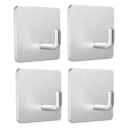 ACMYCH Adhesive Hooks, Waterproof Stainless Steel Hooks,Towel Hooks-4 Packs
