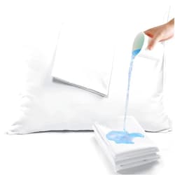 Niagara Sleep Solution Niagara Extra Soft Non Noisy 4 Pack Waterproof Pillow Protectors Standard 20x26 Inches Smooth Zipper Premium Encasement Covers Quiet Cases Set White Bed Bug Proof, Hypoallergenic