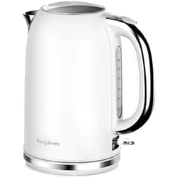 LONGDEEM Electric Tea Kettle for Boiling Water, Wide-Open Lid Stainless Steel Water Boiler, 1500W/1.7L for Coffee/Tea Brewing, Auto Shut-Off & Boil-Dry Protection