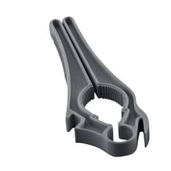 KUHN RIKON 5-in-1 Swiss Multi Opener, Grey, 5 Functions for Opening Bottles, Tube Caps etc., Opener for Various Uses
