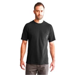 Timberland PRO Men's Size Base Plate Blended Short Sleeve T-Shirt, Jet Black, XX-Large Tall