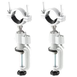 MAHIONG 2 Packs 2 Inch Bench Clamp Vise Grinder Holder, 360 Degree Aluminium Alloy Electric Universal Stand Holder Table Clamp Vise for Woodworking Metalworking