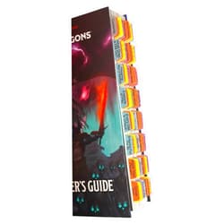 Bova Books Book Tabs for The Dungeons & Dragons 2024 Dungeon Master's Guide. Laminated, Durable, Color-Coded Repositionable Tabs (Book not Inlcluded)