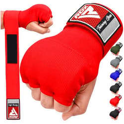 RDX Gel Boxing Hand Wraps Inner Gloves Men Women, Quick 75cm Long Wrist Straps, Elasticated Padded Fist Under Mitts Protection, Muay Thai MMA Kickboxing Martial Arts Punching Training Bandages