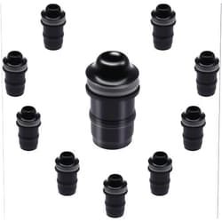 Amavoler 10 PCS M5 Motorcycle Windscreen Bolts Screws Kit,Universal Motorcycle CNC Windshield Windscreen Bolt Screw,Works on OEM or Aftermarket Windshields (Black)
