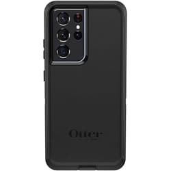 OtterBox Galaxy S21 Ultra 5G (Only) - Defender Series Screenless Edition Case - Black - Case Only - Rugged & Durable - with Port Protection - Non-Retail Packaging