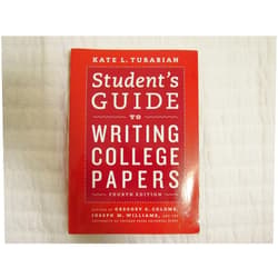 Kate L. Turabian,Gregory G. Colomb,Joseph M. Williams,University of Chicago Press Staff Student's Guide to Writing College Papers: Fourth Edition (Chicago Guides to Writing, Editing, and Publishing)