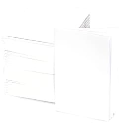 Paper Junkie 24 Pack Unlined Journals Notebooks, Blank Books for Kids To Write Stories for Students, Teachers (White, 4.3x5.5 In)