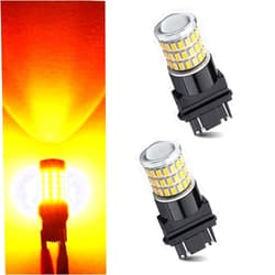 Jewkot 2 PCS Car Brake Lights, High Brightness Led Lights, 6000K Tail Light Bulbs, Reverse Light Replacements, Automotive Lighting Tool, Universal for Most Cars, SUVs, Trucks (Yellow)